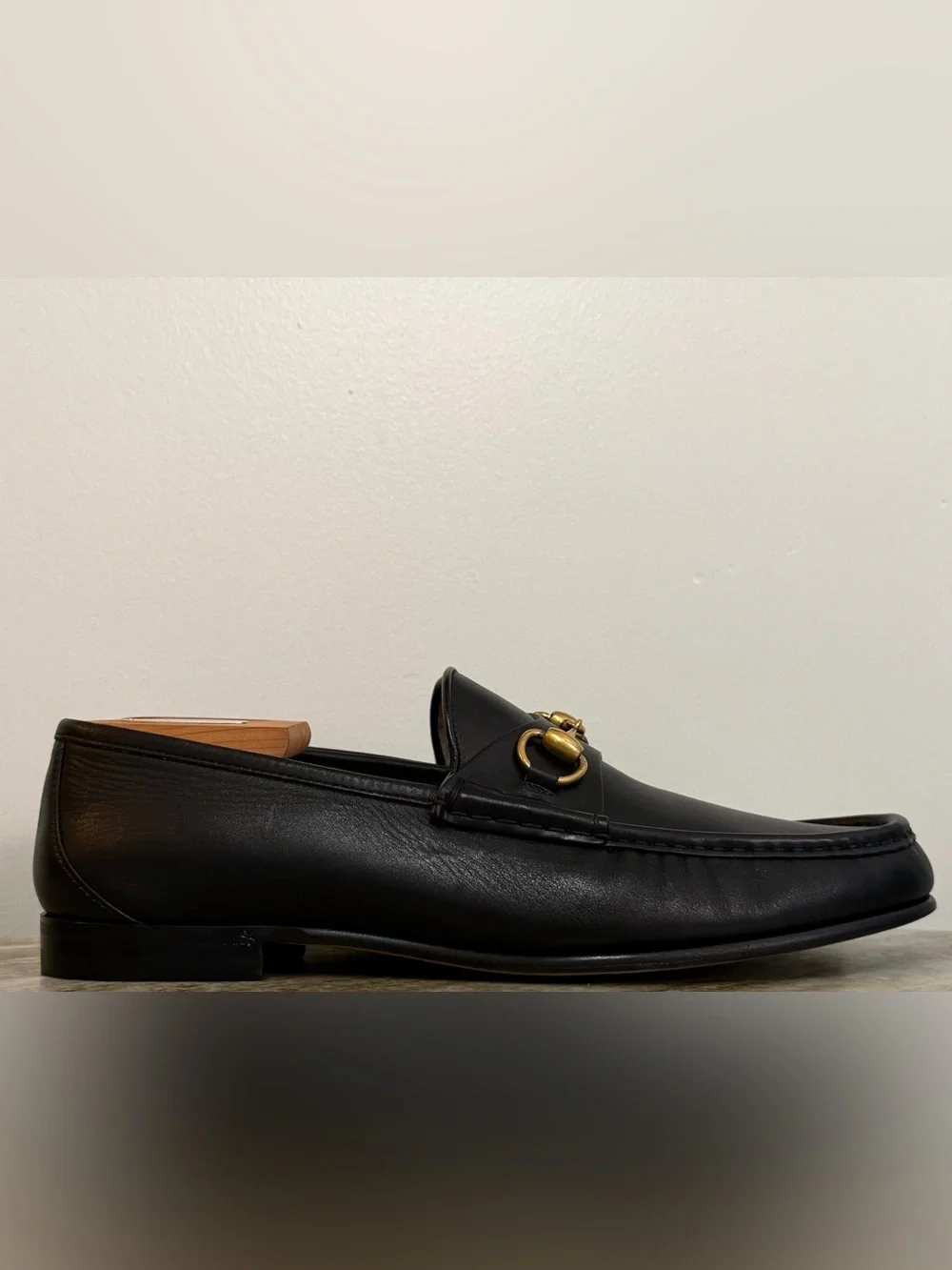 GUCCI 1953 Horsebit Leather Loafer Black Leather 9.5/10 US $1000 Brixton Jordaan